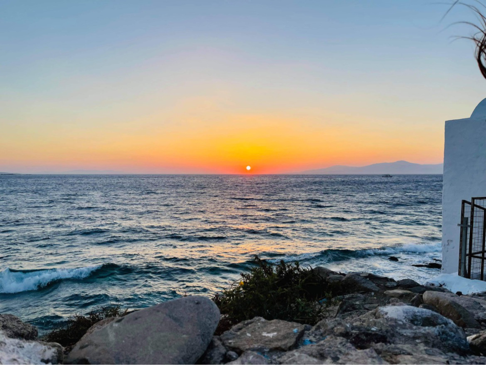 Sunset from Mykonos